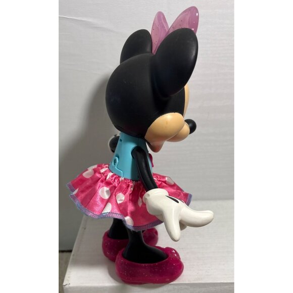Disney Minnie Mouse Glitz An Glam Singing Doll 9.5" Tall Needs Batteries - Picture 2 of 7